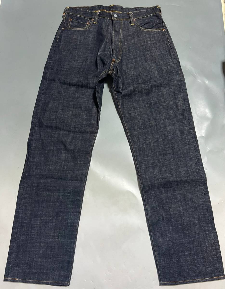 EVISU Lot 2001 朱耳 SPECIAL エヴィス 大黒ペイント デニムパンツ W36L35_画像2