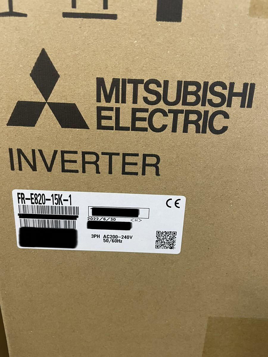 本物◇ 新品未開封 三菱インバータ FR-E820-1.5K-1 6ヶ月保証付き