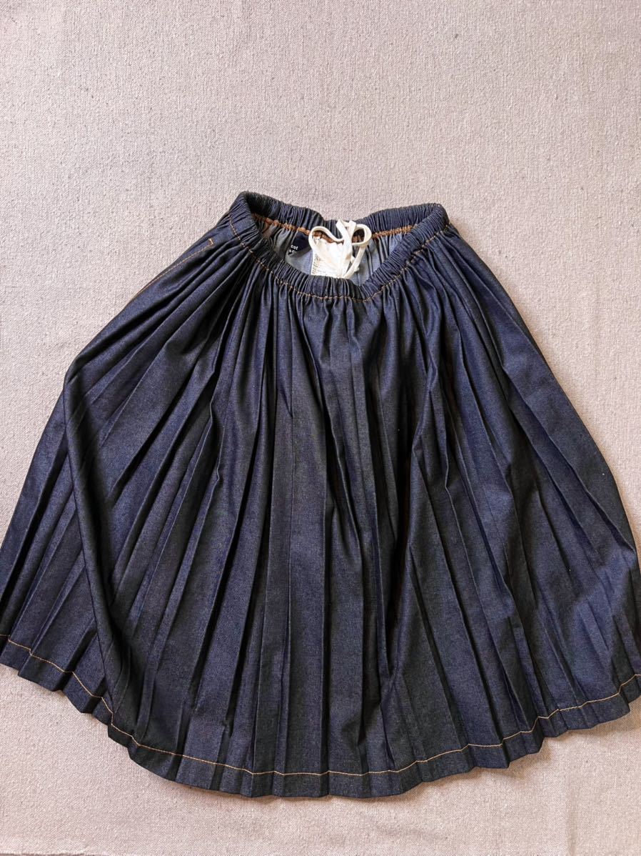 tricot COMME des GARCONS デニムプリーツスカート ギャザー tricot COMME des GARCONS デニムプリーツスカート ギャザー