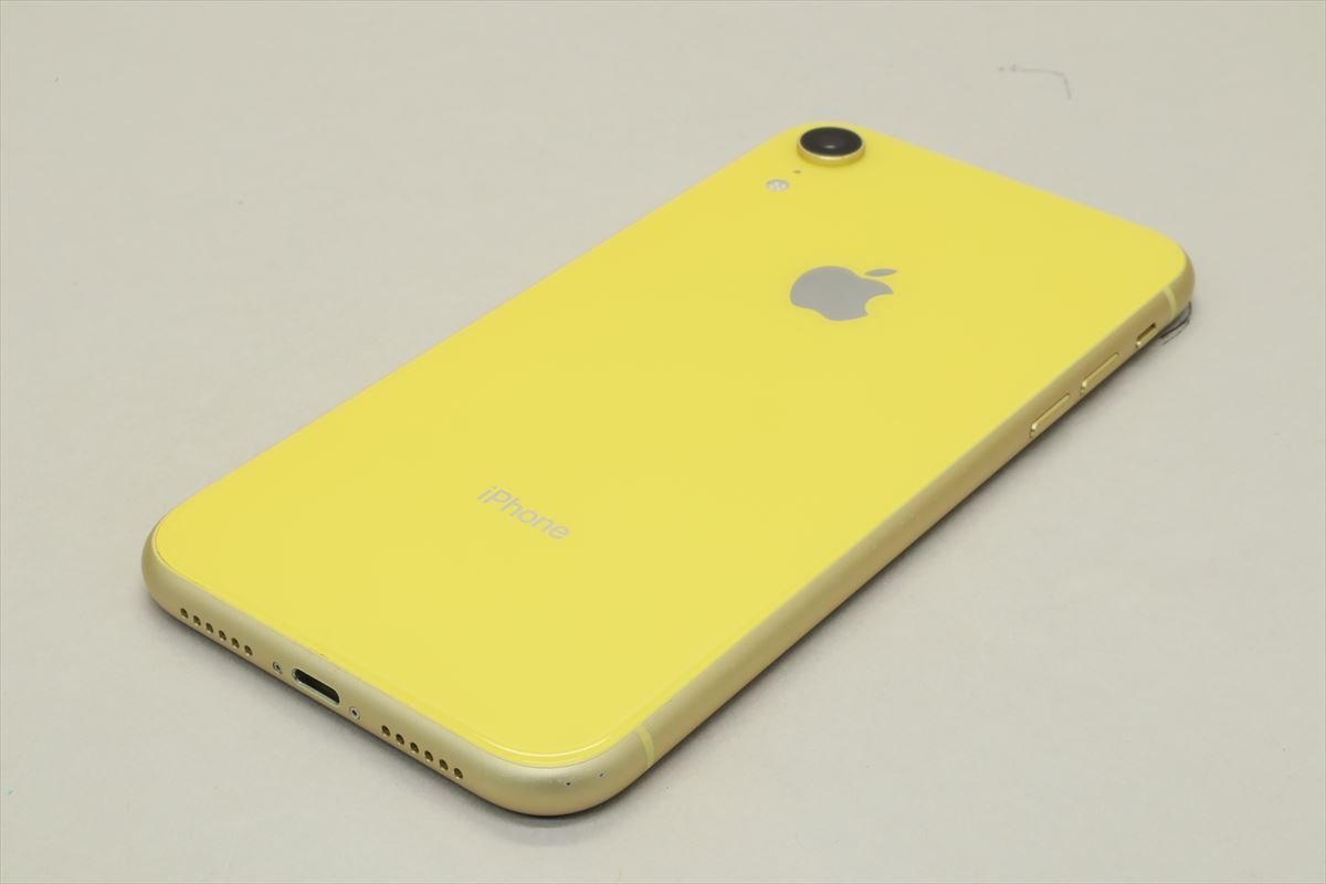 Apple iPhoneXR 64GB Yellow A2106 MT082J/A バッテリ84%□SIMフリー