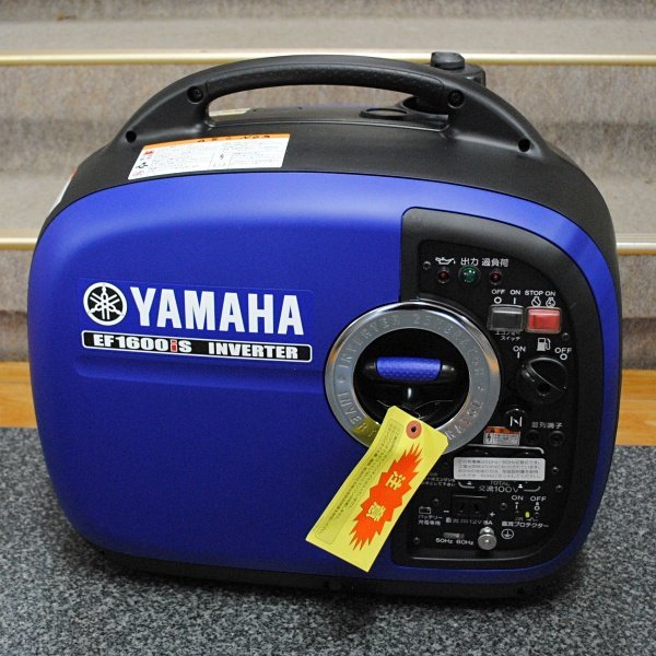 未使用品 YAMAHA/ヤマハ インバーター発電機 EF1600IS ブルー 低騒音