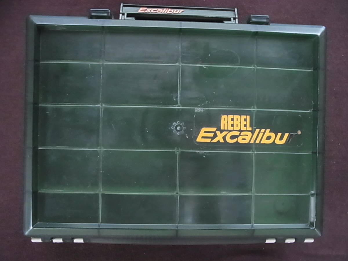 OLD REBEL Excalibur タックルボックス 40 レーベル エクスキャリバー エクスカリバー 昭和 レトロ 道具箱 タックルケース