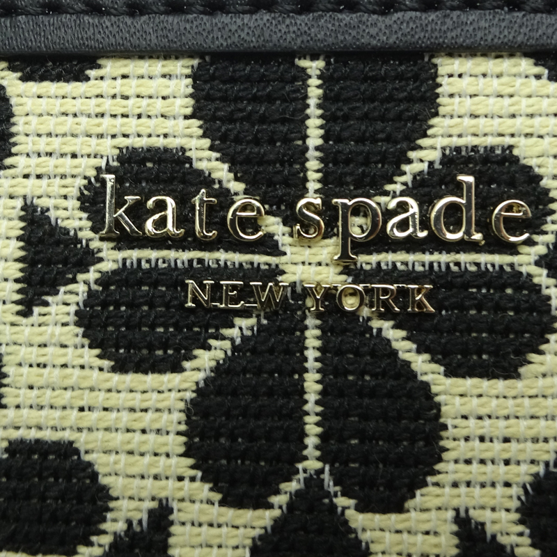 ［飯能本店］Kate Spade ケイトスペード スペードフラワージャガード ジップカードケース K7840 カードケース ジャガード DH70676_画像6