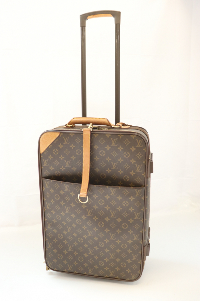 ト葛 LOUIS VUITTON ルイヴィトン ペガス55 モノグラム キャリーバッグ スーツケース 鍵付属 CE618CAA4C