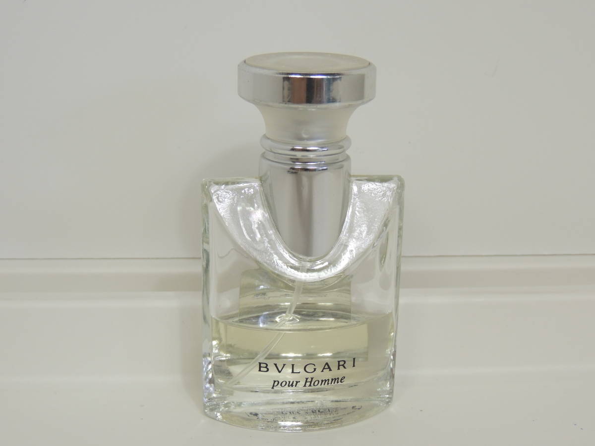 BVLGARI ブルガリ pour Homme プールオム EDT 30ml 残量有 4割以上 オードトワレ 香水 中古 2-21_画像1