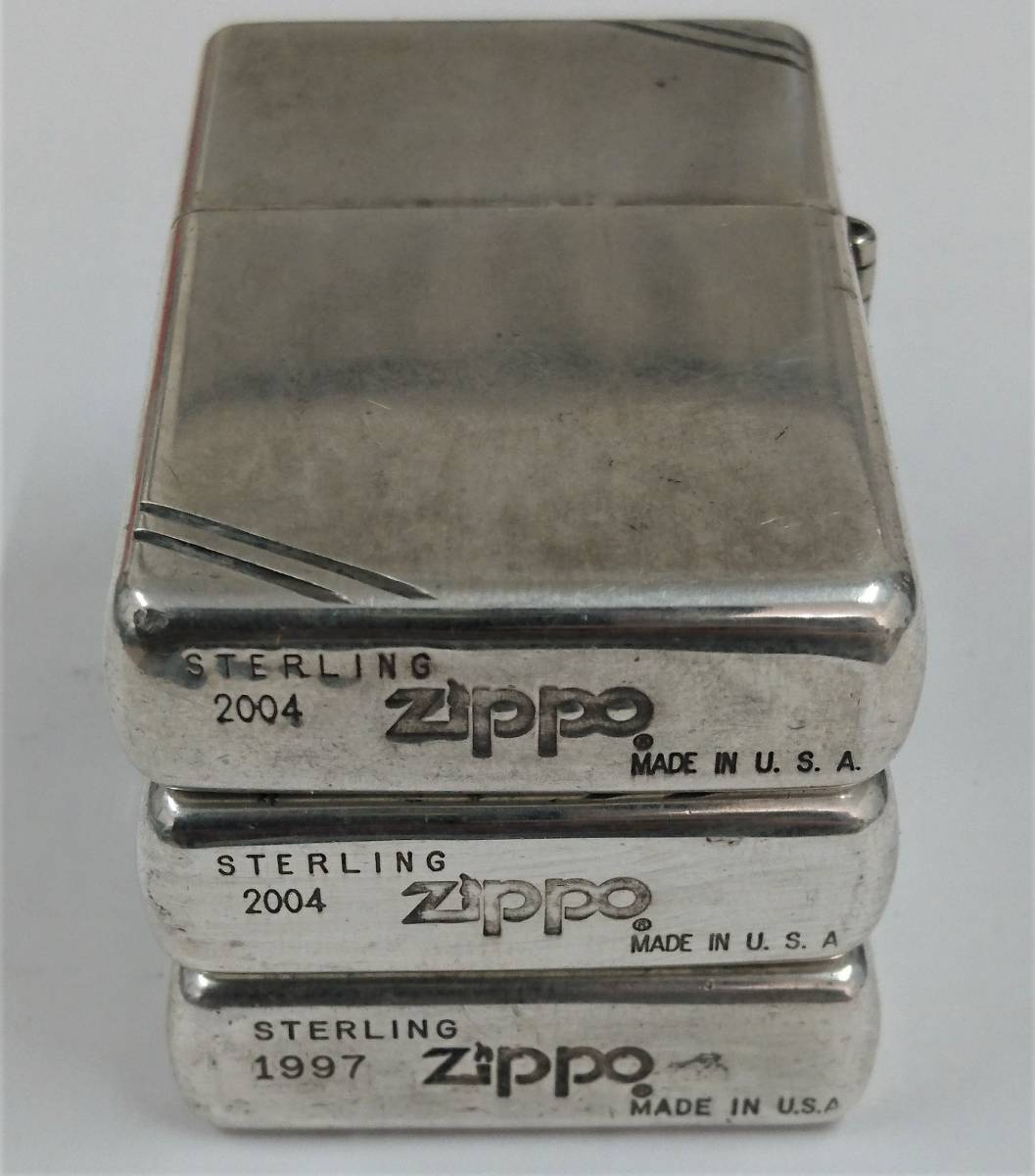 ZIPPO ジッポ sterling1993 1個、limited 2個 - タバコグッズ