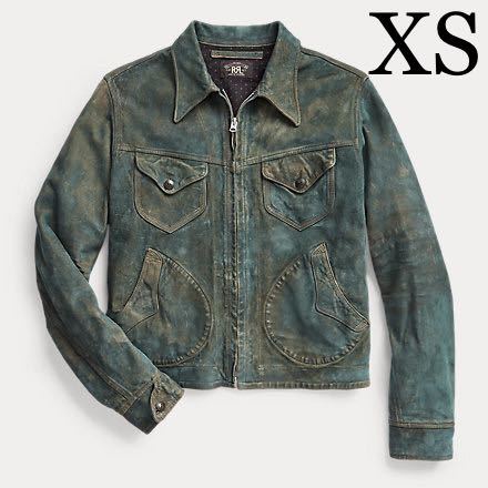 【新品】RRL Sheepskin Leather Jacket ダブルアールエル シープスキン レザージャケット XS