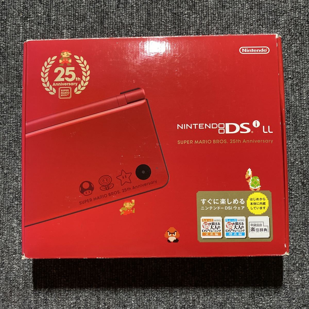 本体美品 DS ニンテンドーDSi LL 本体 スーパーマリオ25周年 付属品完備