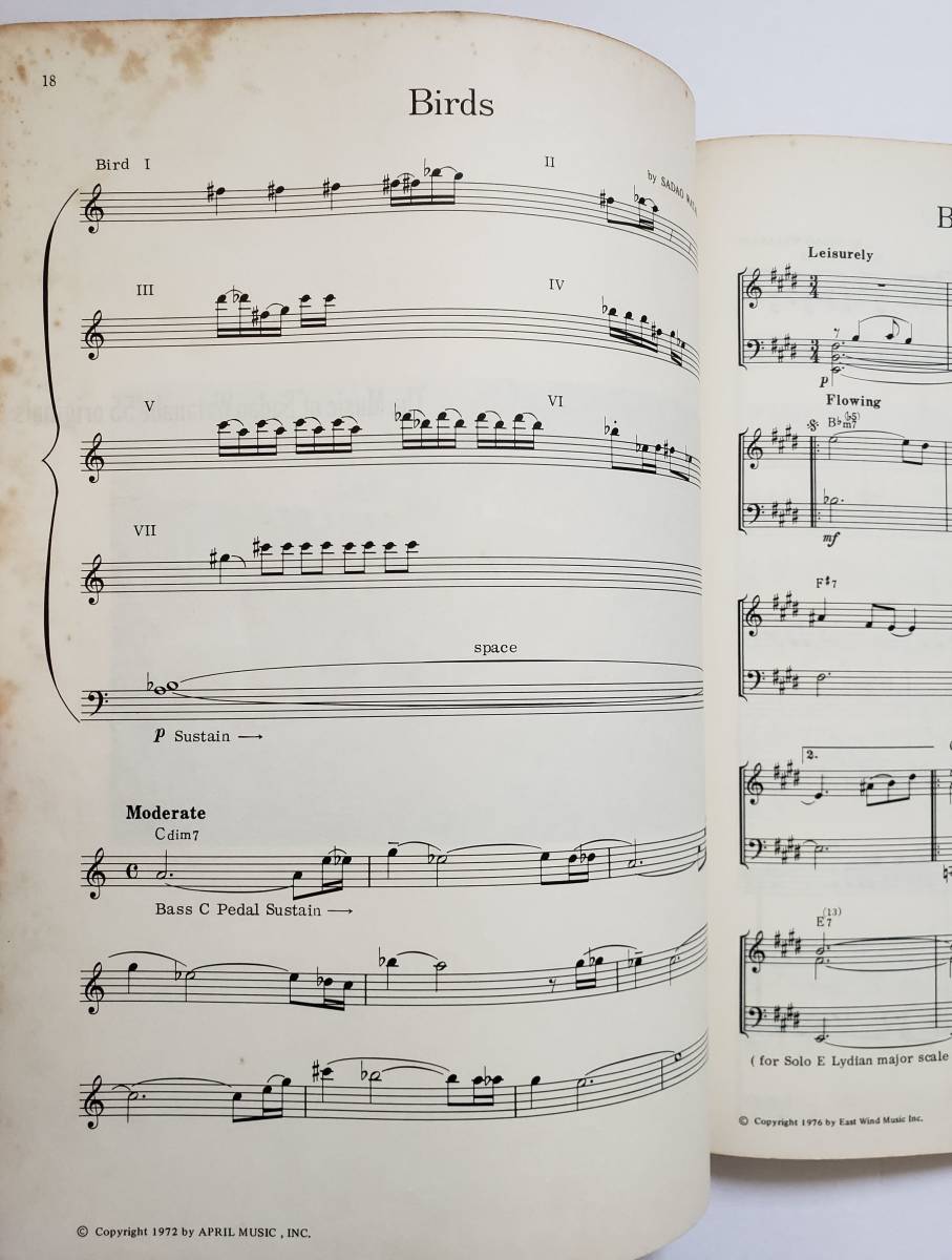 渡辺貞夫 THE MUSIC OF SADAO WATANABE ORIGINALS オリジナル 55 サックス サクソフォーン ジャズ JAZZ フュージョン FUSION 楽譜 スコアの画像8