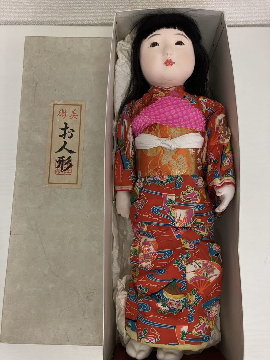 ヤフオク! - 市松人形 かわいい 日本人形 着物 友仙着付 15号 十五