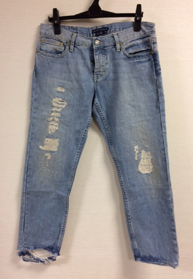 *RALPH LAUREN| hard damage jeans |3f*