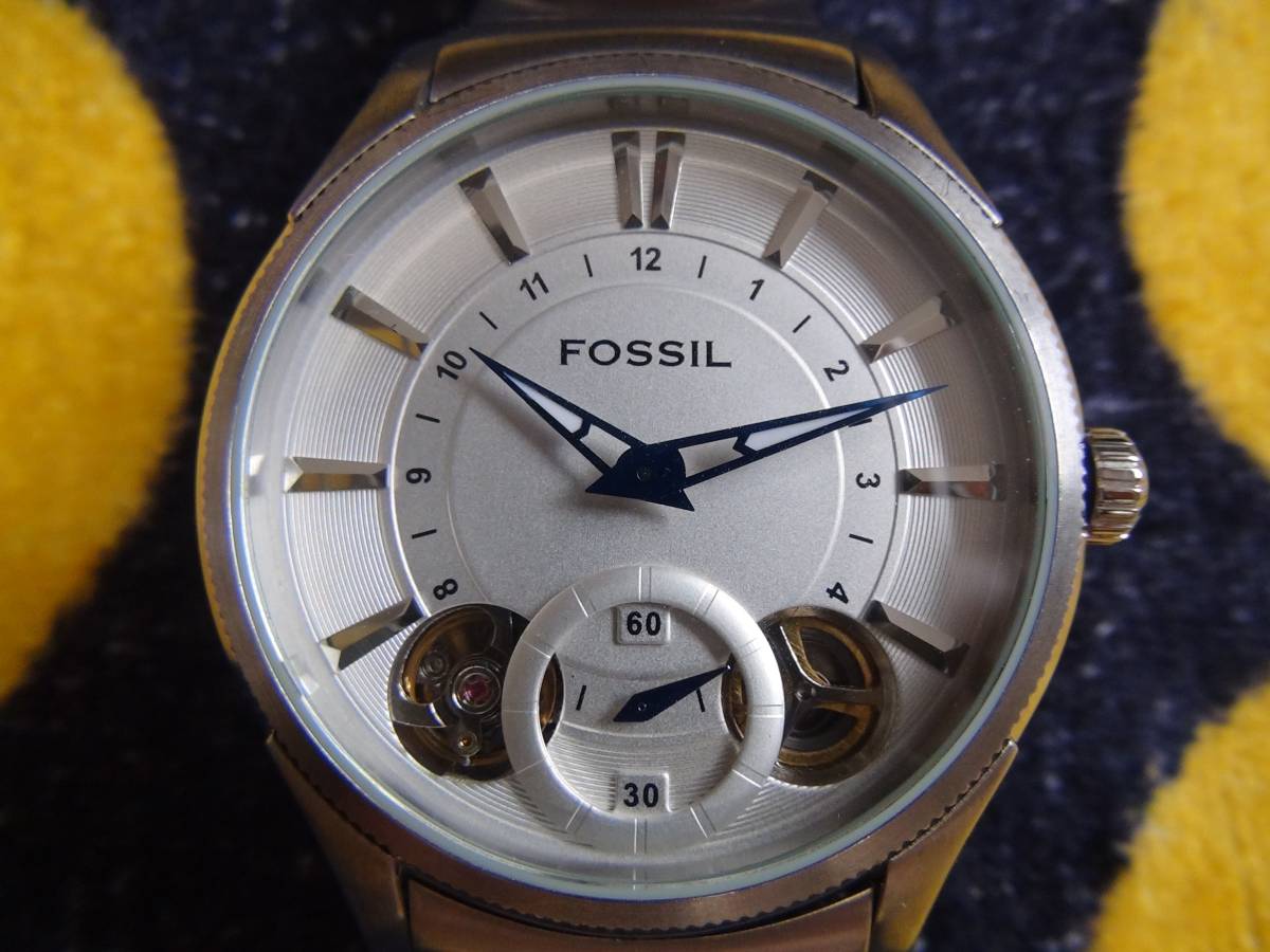結婚祝い FOSSILのメンズ腕時計 フォッシル