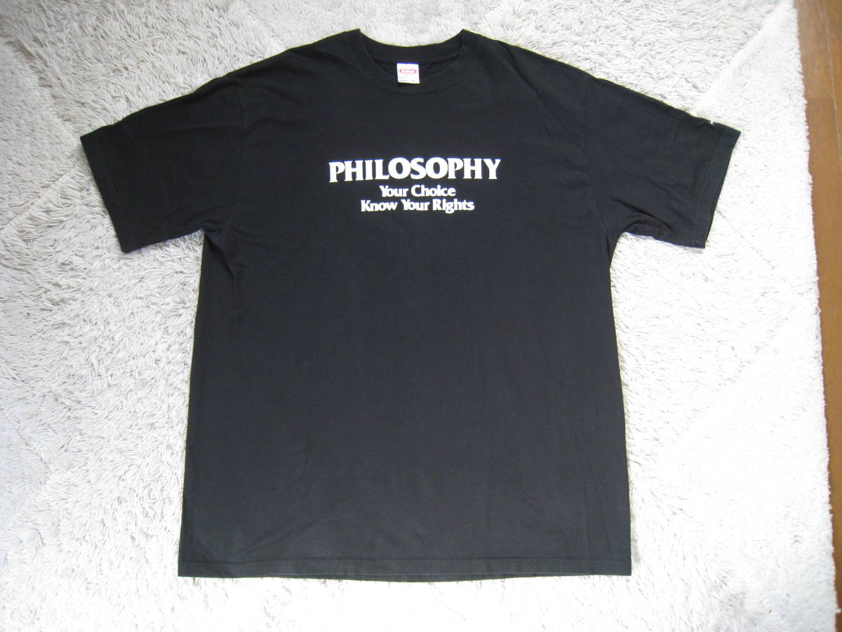  ●WTAPS BullInk PHILOSOPHY T-SHIRT MOON ＆ STAR ダブルタップス 半袖 Tシャツ 2枚 セット XL 04_画像2