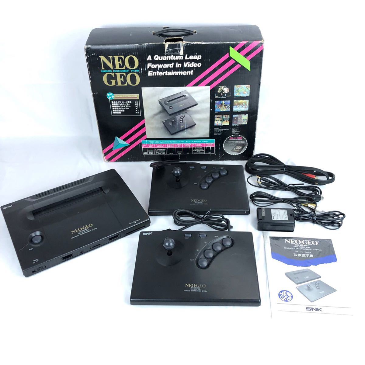 自動撮影カメラ NEOGEO（ネオジオ）本体＋ソフト6本　アダプター代用品 家庭用ゲーム本体