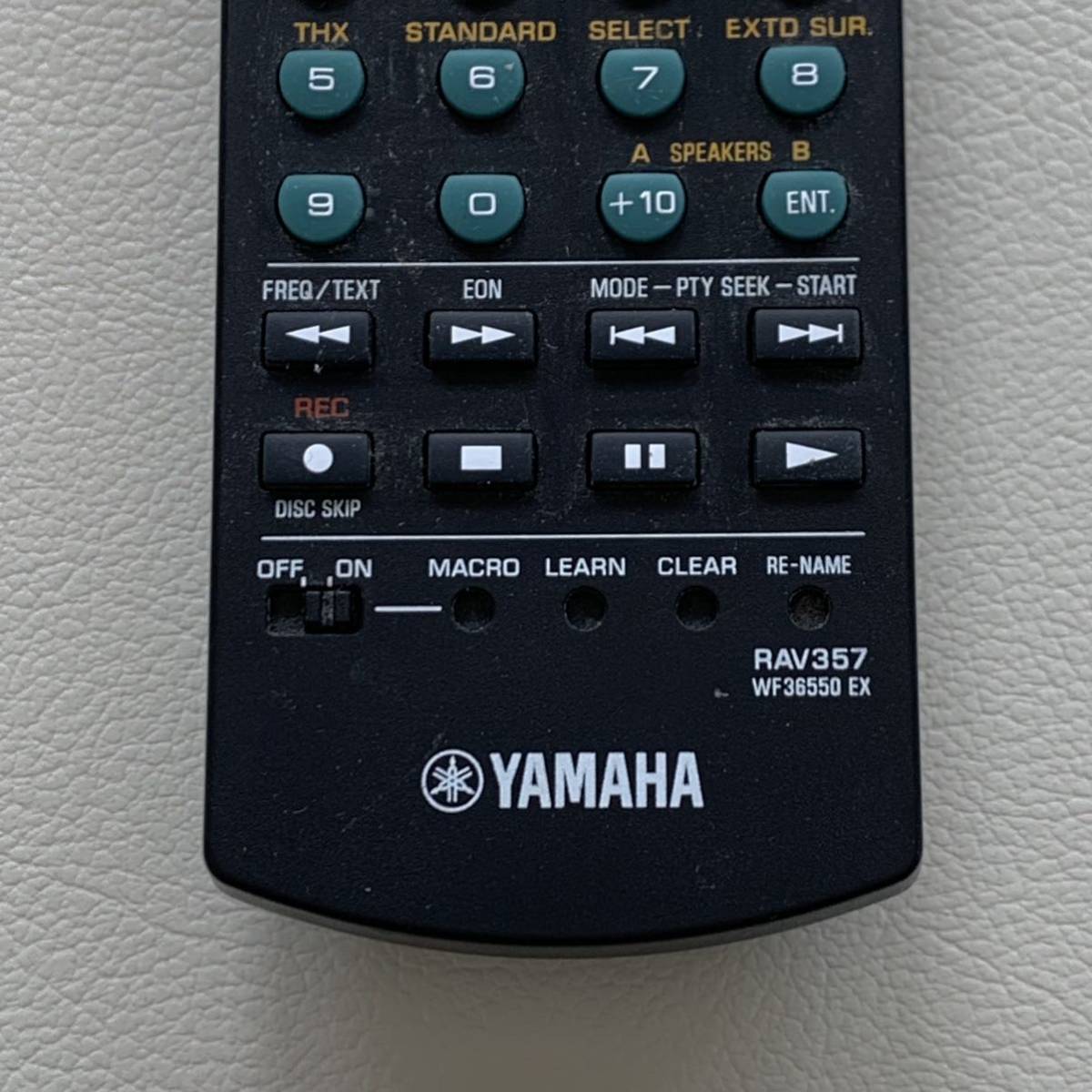 YAMAHA DSP AVアンプ DSP-AX1600 用リモコン RAV357 WF36550 EX YAMAHA DSP AVアンプ DSP-AX1600 用リモコン RAV357 WF36550 EX