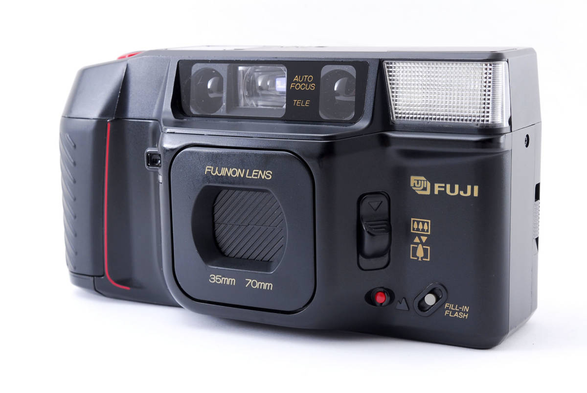 訳あり商品 FUJI フジ コンパクトフィルムカメラ FUJINON LENS 35mm 70mm TELE CARDIA SUPER DATE 