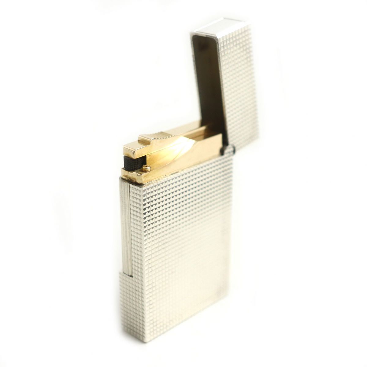 極美品▽S.T.Dupont デュポン ライン2 ダイヤモンドヘッド スクエア
