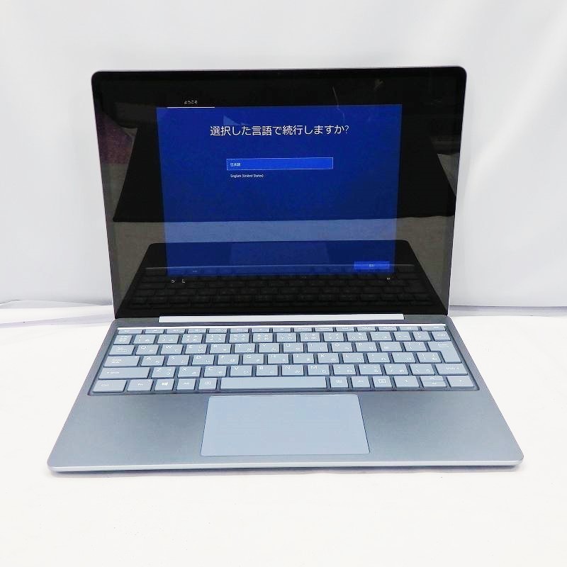 マイクロソフト Surface Laptop Go 1ZY-00034 アイスブルー Core i5-1035G1 8GB/SSD128GB/12インチ/Win10HomeS/office2019/AC無【栃木出荷_Surface Laptop Go 1ZY-00034 アイスブルー
