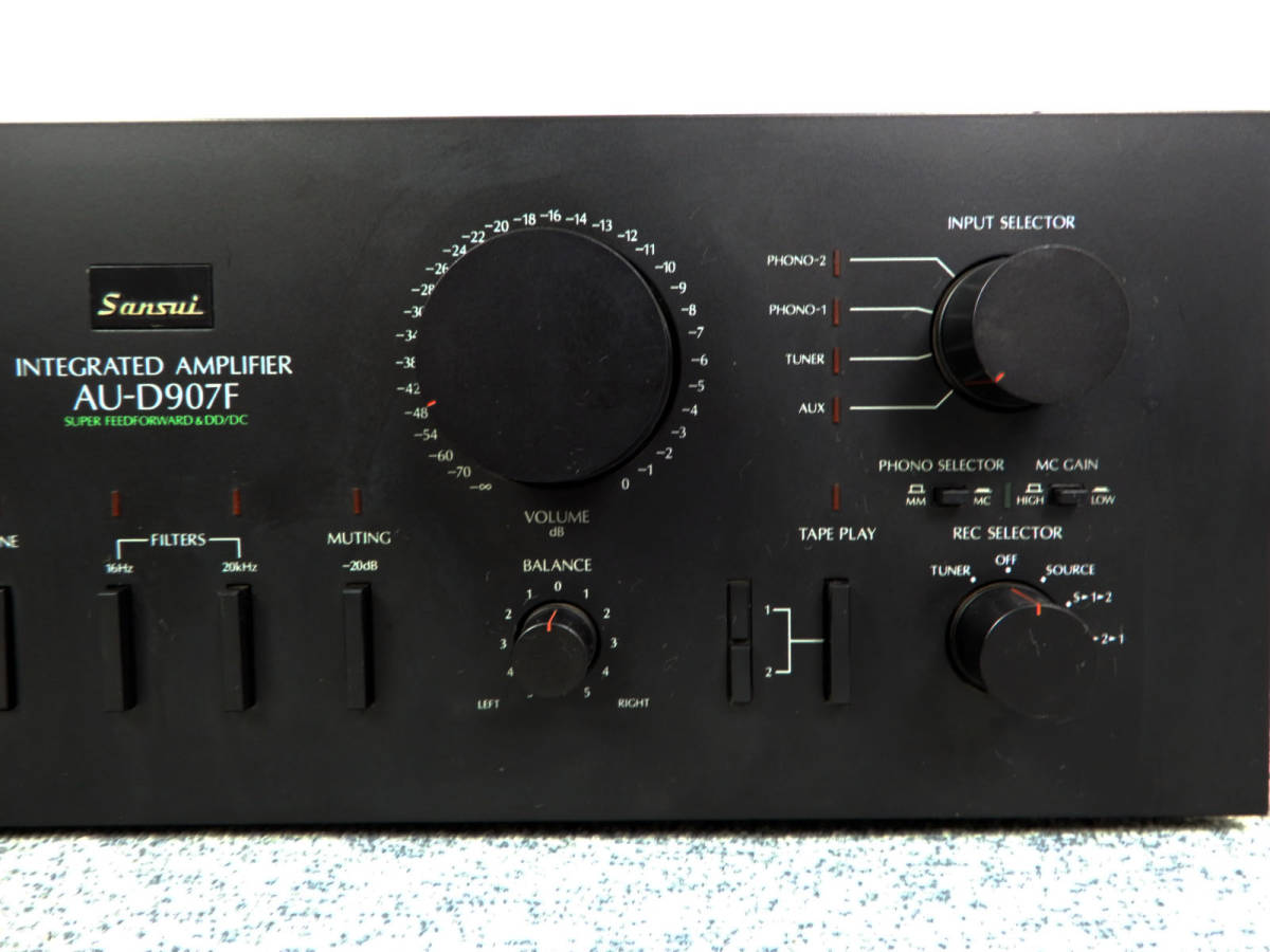 SANSUI ◇ サンスイ プリメインアンプ AU-D907F 音出し確認済み