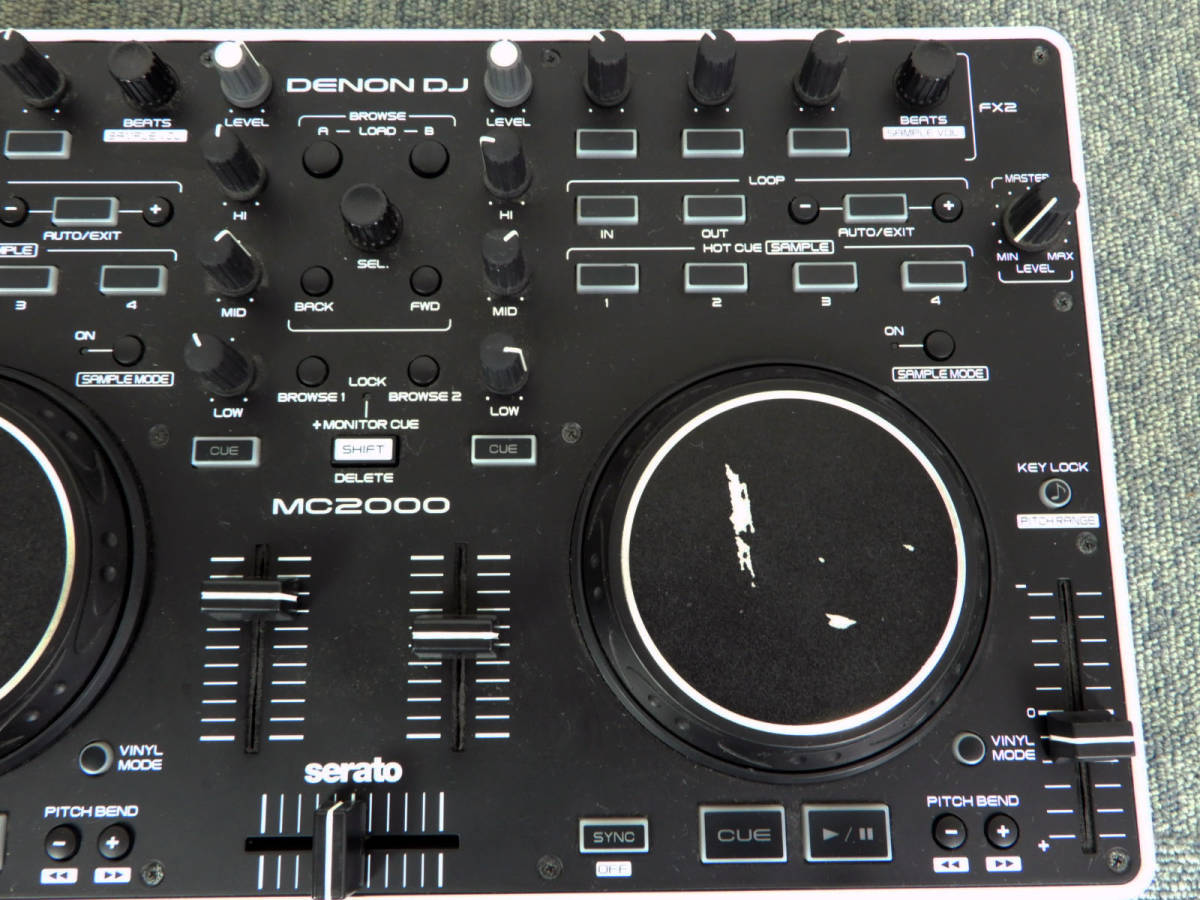 DENON ◇ デノン DJコントローラー MC 2000 電源はOK 現状渡し product