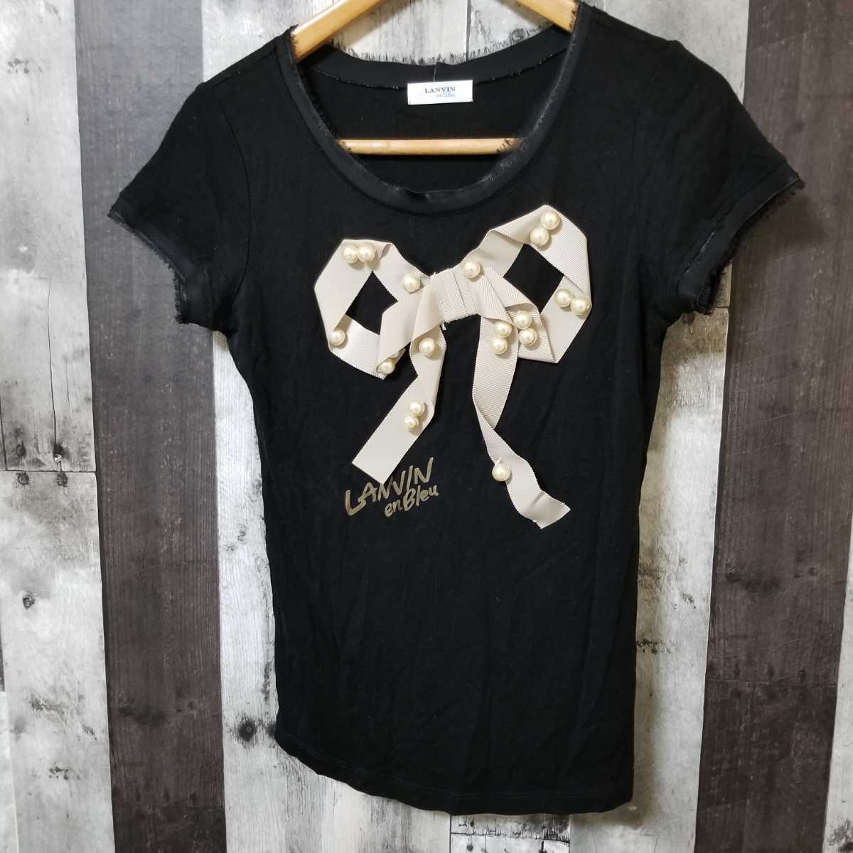 ヤフオク! - LANVIN en Bleu ランバンオンブルー 半袖 T...