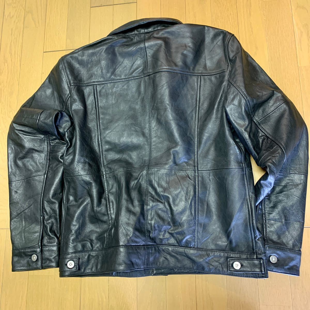 Lサイズ 本革レザージャケット Gジャンタイプ 新品 革ジャン Lサイズ 本革レザージャケット Gジャンタイプ 新品 革ジャン