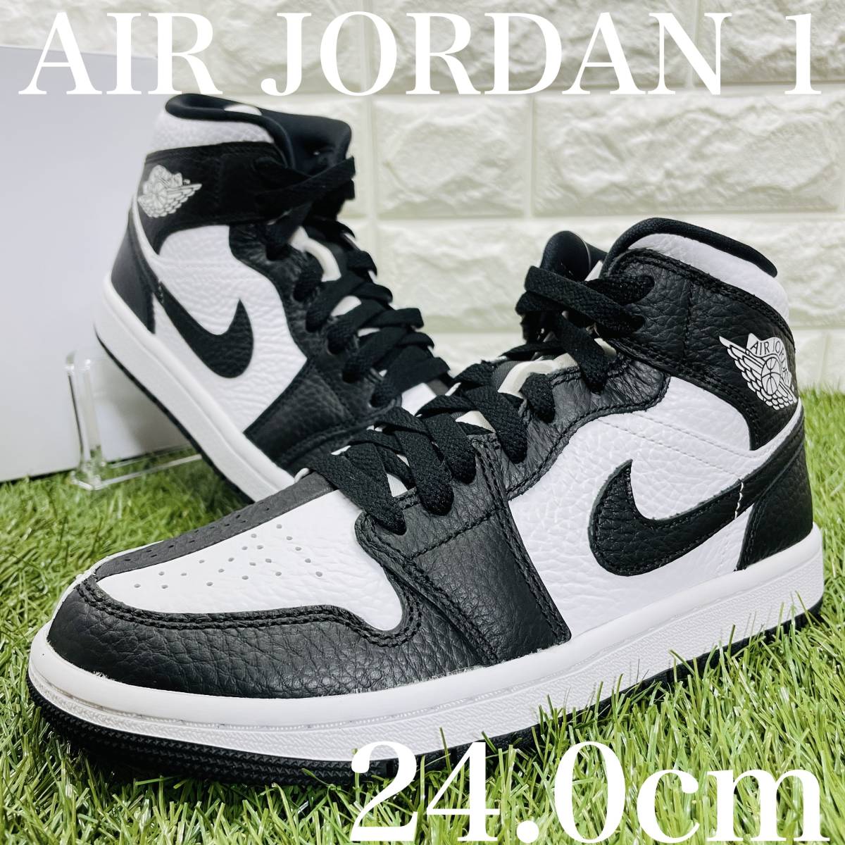 即決 ナイキ ウィメンズ エア ジョーダン 1 ミッド SE オマージュ NIKE WMNS AIR JORDAN 1 MID AJ1 白黒 24.0cm 送料込み DR0501-101