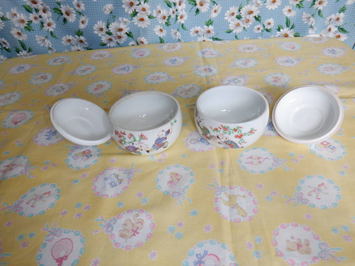 B8 『有田焼弥左衛門窯錦松梅菓子器2個まとめて』~長期保管品箱