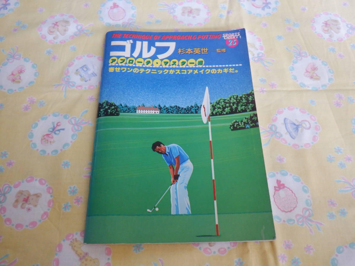 B8　SPORTS　CHART　２５『ゴルフ　アプローチ・マスター編』　杉本英世監修　永岡書店発行_画像1