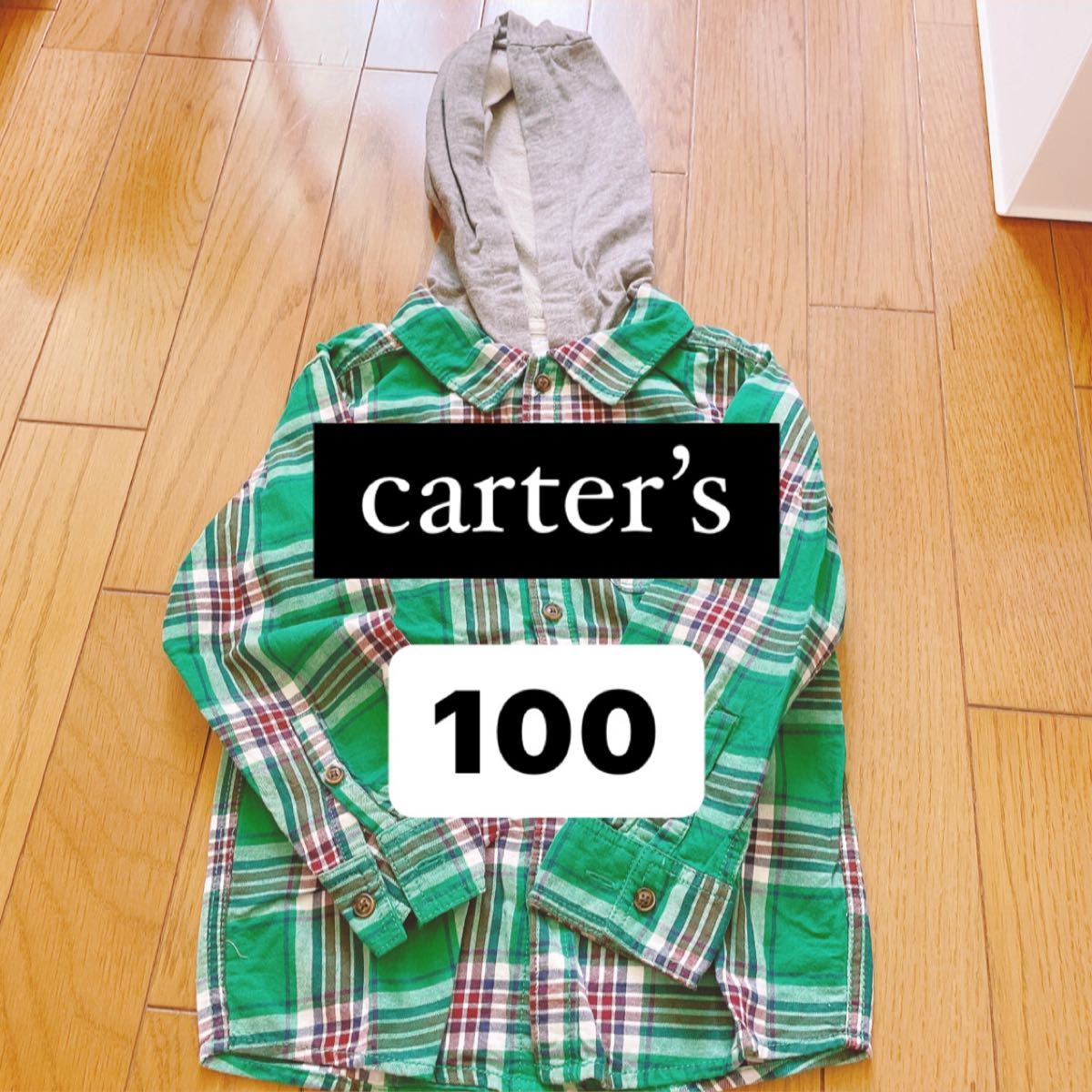 カーターズ carter’s キッズ シャツ チェックシャツ 100
