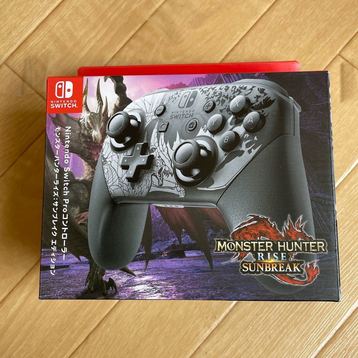 純正 Nintendo Switch Proコントローラー　モンスターハンターライズ：サンブレイクエディション プロコン