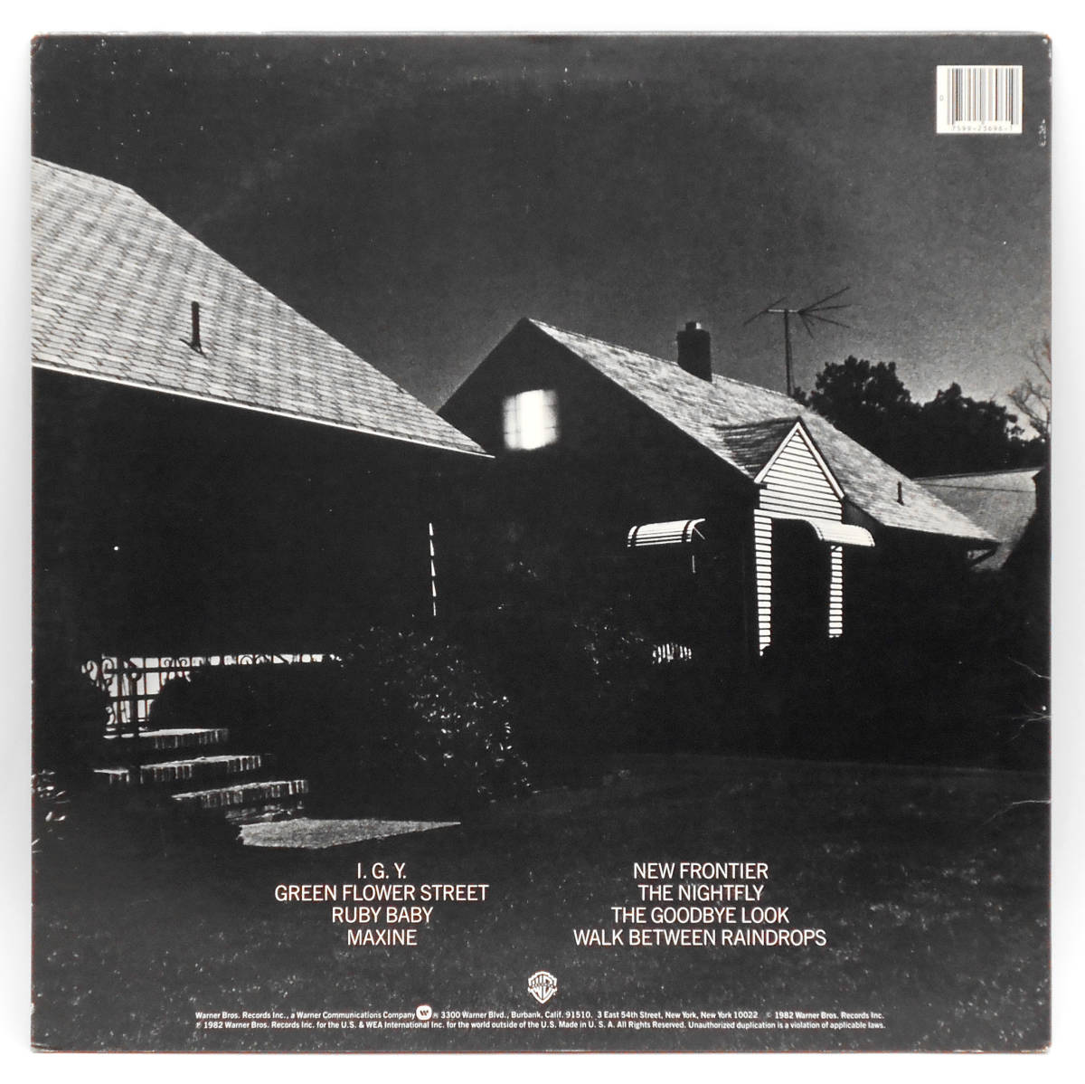 ★US ORIG LP★DONALD FAGEN/The Nightfly 1982年 初回2色文字ジャケ MASTERDISK RL刻印入 高音質 STEELY DAN インナー付_画像2