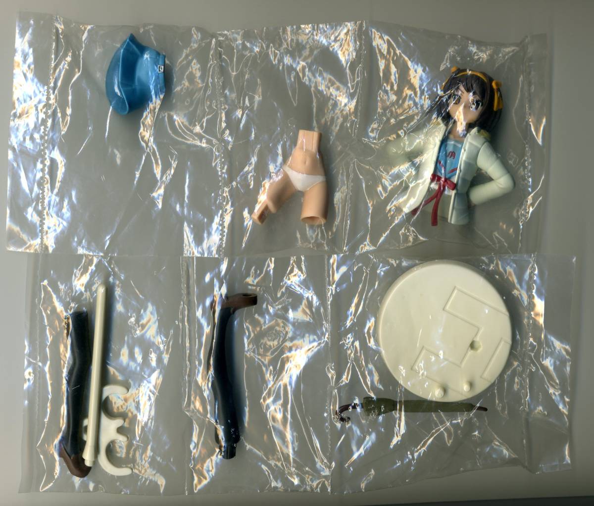  Bandai gachapon gashapon Gacha Gacha HGIF Suzumiya Haruhi no Yuutsu part 3 6 kind ( with defect )