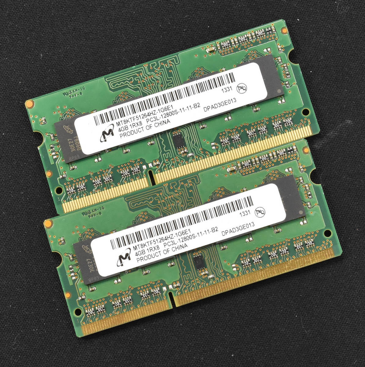 安い割引 テレビで話題 8GB 4GB 2枚組 PC3L-12800S DDR3L-1600 S.O.DIMM 204pin 1Rx8 1.35V 1.5V両対応 MT Micron マイクロン 管:SA3751 x4s t669.org t669.org