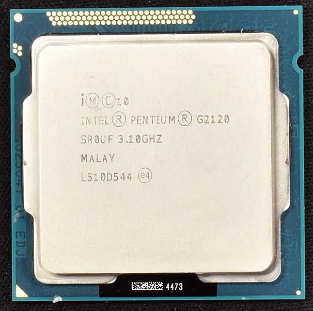 Intel Pentium G2120 3.1GHｚ Ivy Bridge Socket 1155 (LGA1155) SR0UF (管:CX02_画像1