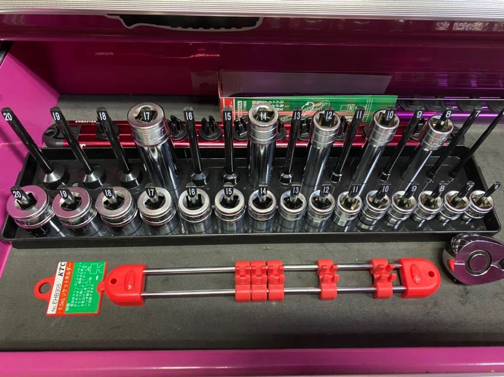 新しいブランド KTC インチ工具セット メガネ スパナ ソケット オマケ