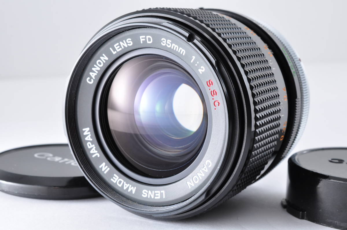 美品#DH03 Canon FD 35mm f/2 S.S.C. MF ワイドアングル