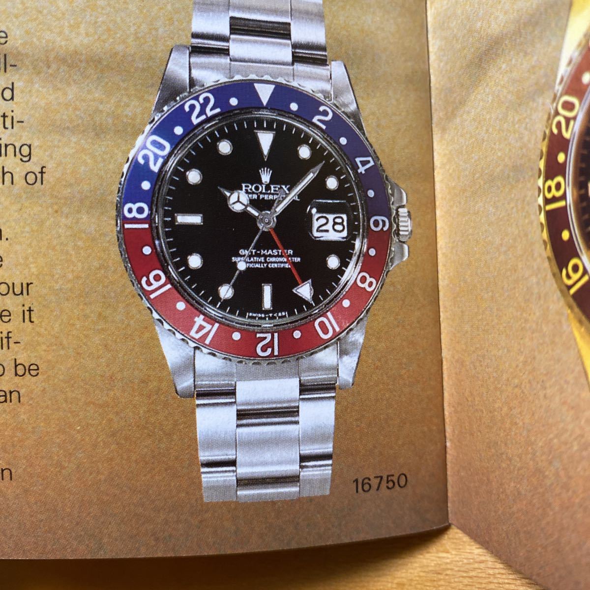 【 超希少必見】ロレックス ＧＭＴマスター冊子1986年度版 GMT-MASTER Rolex_画像5