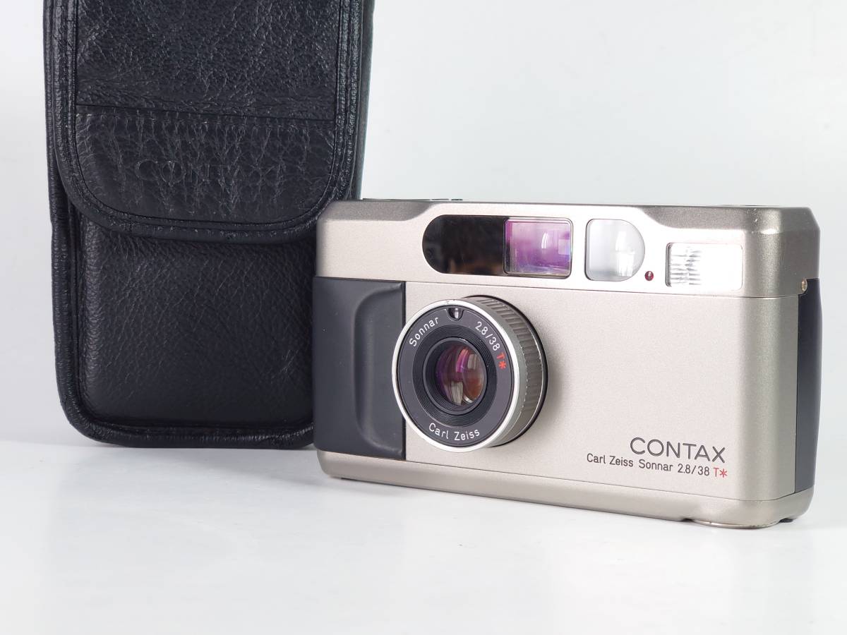 美品 CONTAX T2 コンタックス コンパクト フィルム カメラ 動作OK