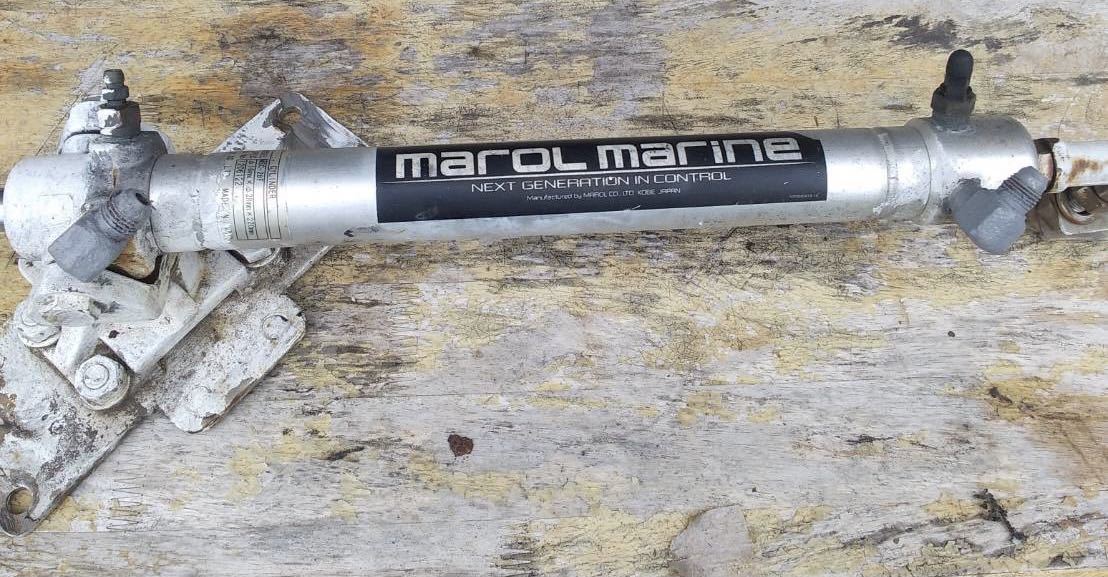 【動作確認済】MAROLマロール舵取機 MSC-28F 油圧UNIKAS #操舵装置油圧シリンダーユニカス