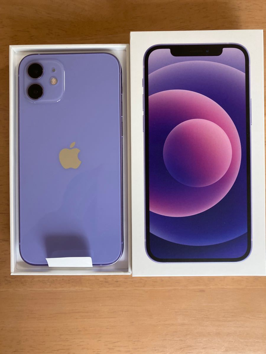 iPhone 12 本体 64G パープル SIMロック解除済み 超美品|Yahoo!フリマ