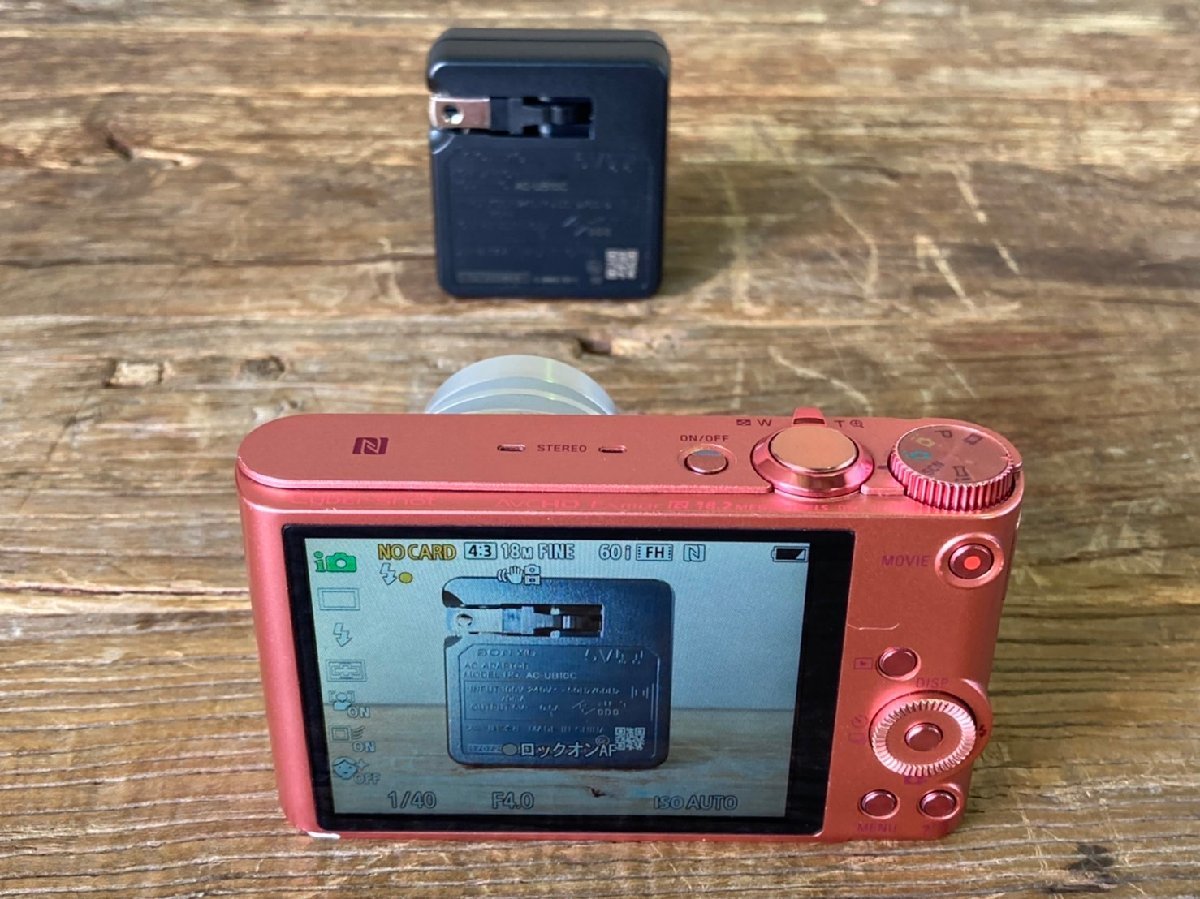 SONY ソニー デジカメ DSC-WX350 ピンク cyber-shot サイバーショット 展示品 7302_画像10