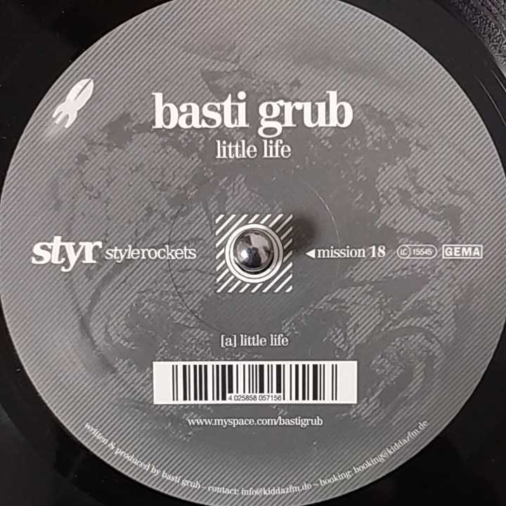 12inch ドイツ盤/BASTI GRUB LITTLE LIFE_画像2