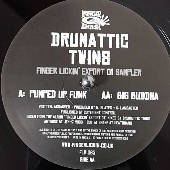 12inch UK盤/DRUMATTIC TWINS PUMPED UP FUNK_画像4