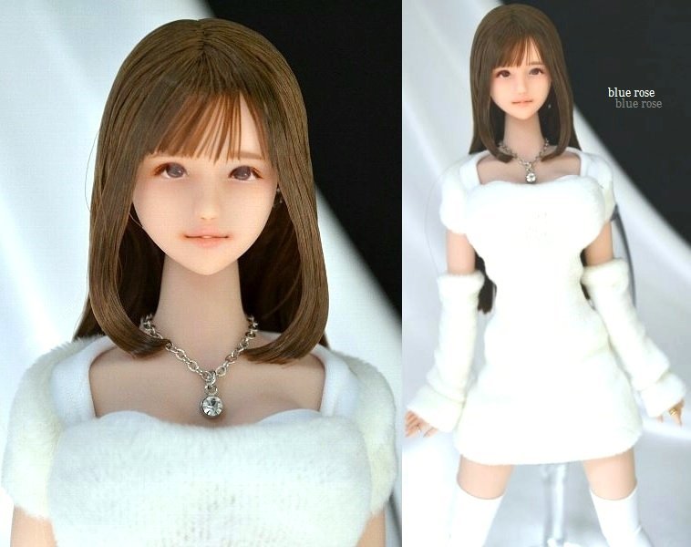 Yahoo!オークション - blue rose 1/6 カスタムドールヘッド Yahoo!オークション - blue rose 1/6 カスタムドールヘッド