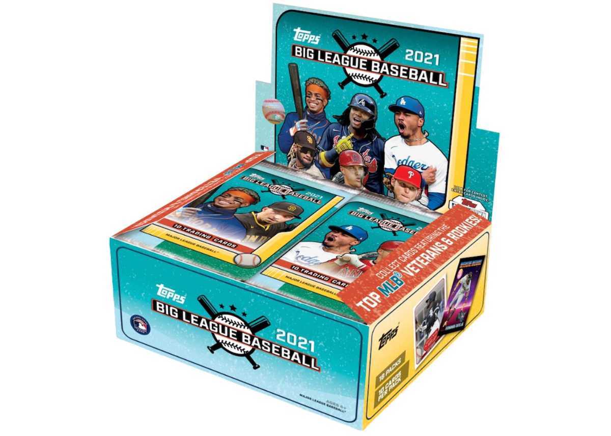 MLB 2021 Topps Big League Baseball Card Hobby Box ビッグリーグ ベースボール ホビーボックス メジャーリーグ 野球 カードの画像1