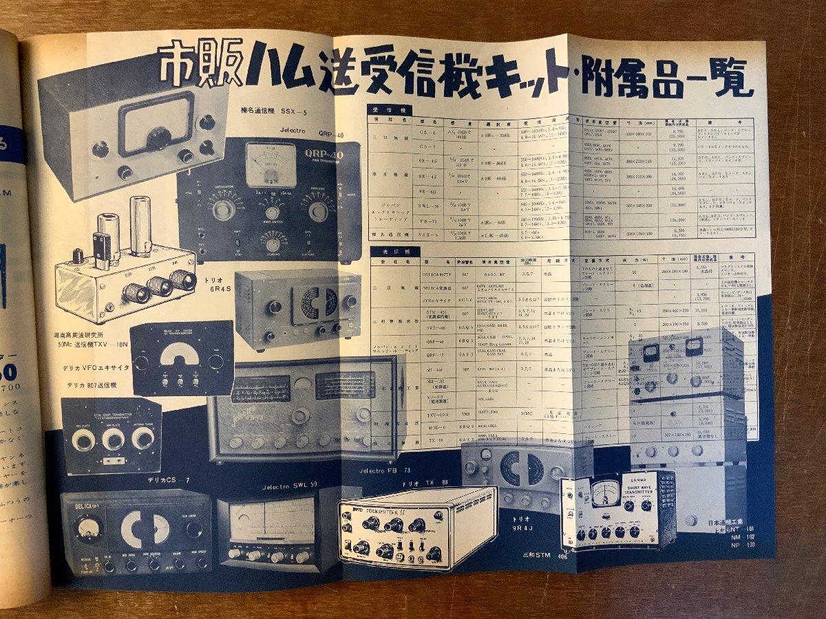 BB-3439 ■送料無料■ 電波科学 月刊 ３級ハム開局 電波 科学 無線 本 雑誌 古本 写真 古書 1959年9月 186P 印刷物 ●破損有/くKAら_画像5