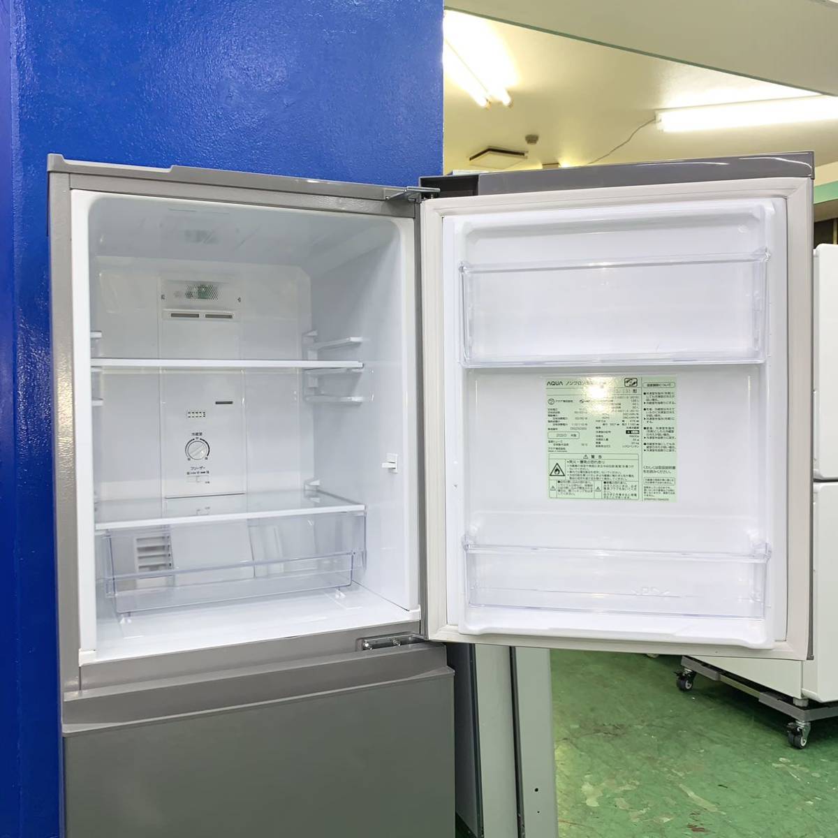 アウター ジャケット 【設置込み】AQUA 冷凍冷蔵庫 AQR-E13H