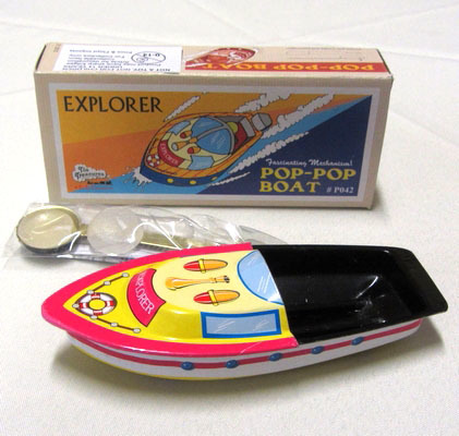 【即落送料無料】ローソクの火で動くおもちゃ　Welby Pop Pop Explorer Boat_画像1