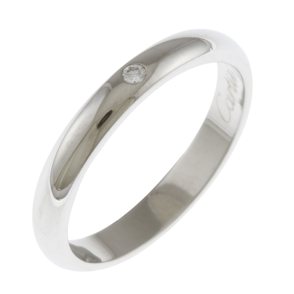カルティエ CARTIER リング・指輪 7号 Pt950プラチナ ダイヤモンド